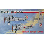 コラモデルス 1/72 フィアット CR.20 複葉戦闘機 ポーランド＆ソ連