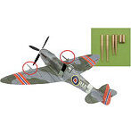 MM72-7 1/72 イギリス空軍 スピットファイア Mk.IXc用 20mm機関砲金属パーツ