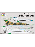 R.V.エアクラフト 1/72 MiG-21US モンゴルB リミテッドエディション