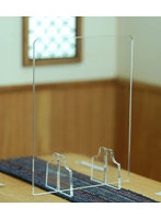 1/6 ウイルス感染防止アクリル板 1組入