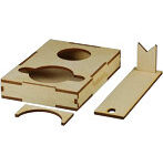 ピグメントと塗料皿のホルダー （筆置き付き）