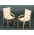 1/12 ラタンチェアー 2脚入り