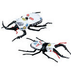 自由研究シリーズ No.254 はたらく くるま編 カブトムシ＆クワガタムシ パトカー仕様セット