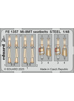 エデュアルド EDUFE1357 1/48 Mi-8MT シートベルト （ステンレス製） （トランぺッター用）