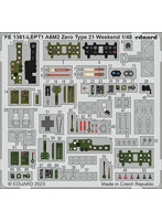 エデュアルド EDUFE1361 1/48 零戦21型 ズームエッチングパーツ （エデュアルド用）