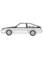1/24 ナニワトモアレシリーズ No.2 AE86トレノ マーボ仕様