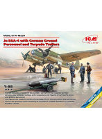 ICM 48229 1/48 Ju 88A-4 w/ グランドクルー＆魚雷トレーラー