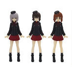 GPFC-2 ガールズ＆パンツァー劇場版 1/35イメージスケール 黒森峰女学園 フィギュアセット