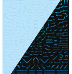 1/144 GM ラインデカール No.6「ニューロン」クリア＆ネオンスプラッシュブルー