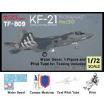 ［TF-B09］1/72 現用 韓国空軍 KF-21ボラメ ステルス戦闘機 「003」 デカールセット 計測プローブ付（アカデミー用）
