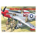 48083 1/48 WWII USAAF パイロット＆グランドクルーセット