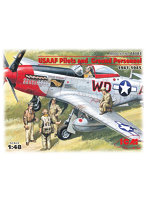 48083 1/48 WWII USAAF パイロット＆グランドクルーセット