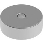 ネオジム磁石 N52 軸穴付丸形 直径6mm x 高さ2mm（4個入）