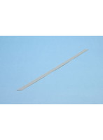 プラ=材料 グレー 半丸棒 1.0mm 8本入