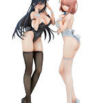 黒バニー葵＆白バニー夏芽 2体セット