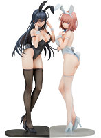黒バニー葵＆白バニー夏芽 2体セット