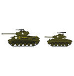 M4A3E8 シャーマン ＆ M24 チャーフィー ‘アメリカ陸軍主力戦車 コンボ’