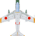 1/72 航空自衛隊 T-1A ’60 ナチュラルメタル リバリー