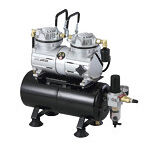 エアテックス AIRTEX 2気筒・大容量タンク搭載 ハイスペックコンプレッサー APC006D