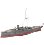 1/500 日本海軍 二等巡洋艦 松島 レジン＆メタルキット