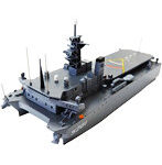 1/700 海上自衛隊 音響測定艦 ひびき
