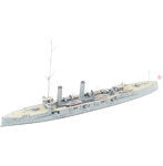 1/700 日英海軍装備セット ＋ 日本海軍 三等巡洋艦 明石 真鍮製ネームプレート付 組み立てキット