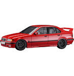 1/24 BMW 320i w/トランクスポイラー