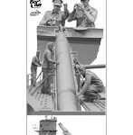 ボーダーモデル 1/35 ドイツ海軍 潜水艦 乗組員＆指揮官 5体セット