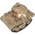 デフォルメプラモデルシリーズ ミリタリー T-34型タンク 戦闘員フィギュア（タン）付
