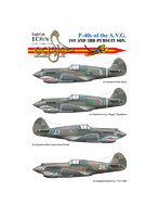 イーグルデカール 1/32 P-40S OF THE A.V.G. 1ST AND 2ND 追跡飛行隊