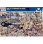 イタレリ 1/72 WW.II ドイツ軍 対戦車砲 PAK40＆砲兵