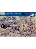 イタレリ 1/72 WW.II ドイツ軍 対戦車砲 PAK40＆砲兵