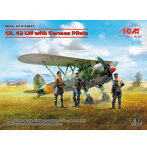 ICM 1/32 ドイツ空軍 フィアット CR.42 LW w/パイロット