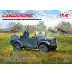 ICM 1/35 ドイツ軍 le.Einheitz-Pkw Kfz.4 軽四輪駆動対空車輌