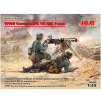 ICM 1/35 WWII ドイツ陸軍 MG08 MGチーム