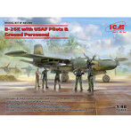 ICM 1/48 アメリカ空軍 B-26K カウンターインベーダー w/USAFパイロット＆クルー