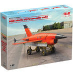 ICM 1/48 アメリカ空軍 BOM-34A（Q-2C） ファイアビー w/トレーラー