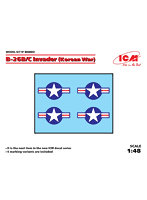 ICM 1/48 B-26B/C インベーダー用デカール（コリアンウォー）