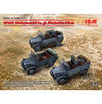 ICM 1/35 ドイツ国防軍 le gl.Pkw Kfz.1 軽四輪駆動車セット