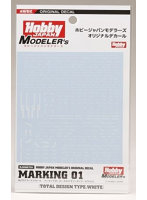 HJモデラーズデカール マーキング02 ［アドバンスドデザインタイプ:ホワイト］