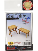 1/24 Small Table Set 小さなテーブルセット2ヶ入