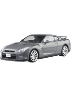 1/24 プリペイントモデル2-B ニッサン R35 GT-R 2014 ダークメタルグレー