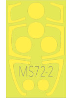 1/72 航空模型特選シリーズ Su-27SM フランカー用 マスクシート