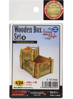 1/24 Wooden Box SetB 木箱2ヶ入