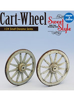 1/24 Cart-Wheel 荷車の車輪2ヶ入