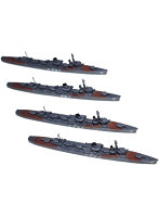 1/200 日本海軍 第六駆逐隊セット（駆逐艦暁・響・雷・電）