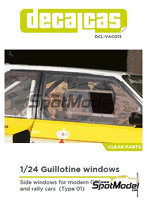 デカールキャス 1/24 ツーリングカー＆ラリーカー用 ギロチンウインドウ