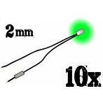 グリーンスタッフワールド LEDライト グリーン 2mm 10個入