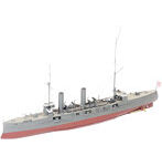 1/500 日本海軍 三等巡洋艦 明石 レジン＆メタルキット