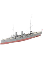 1/500 日本海軍 三等巡洋艦 明石 レジン＆メタルキット